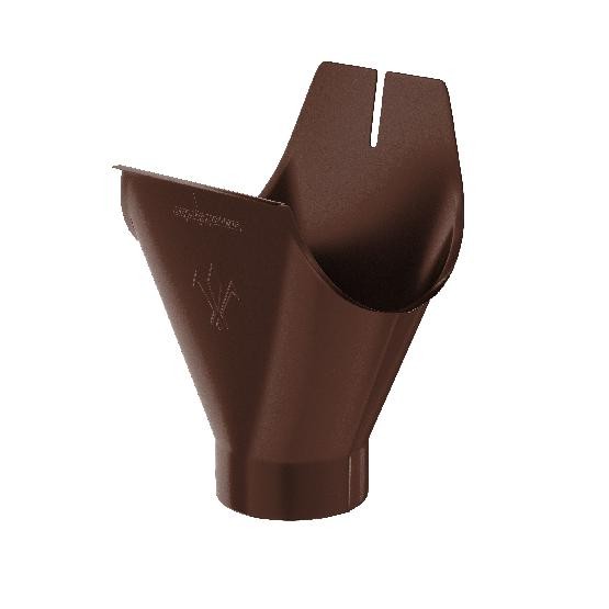 Водосток Aquasistem, система 125x90 - Воронка желоба RAL 8017 Коричневый купить в Электростале