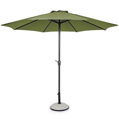 Зонт САЛЕРНО Оливковый солнцезащитный Высота 242 см