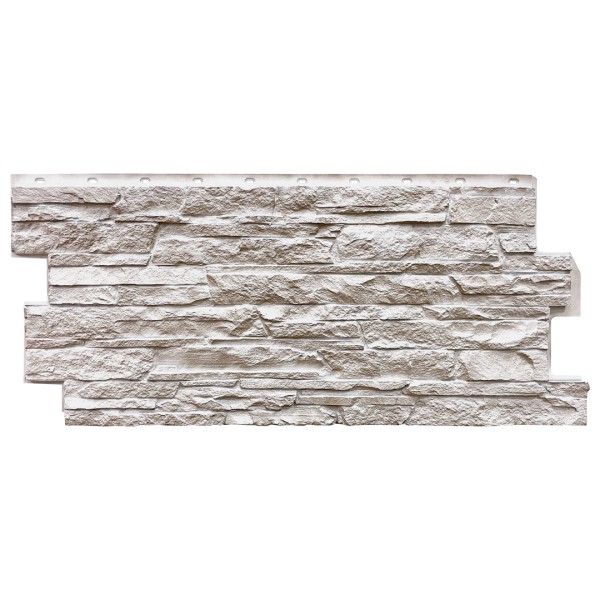 Фасадная панель FineBer, Скала, Мелованный белый купить в Электростале