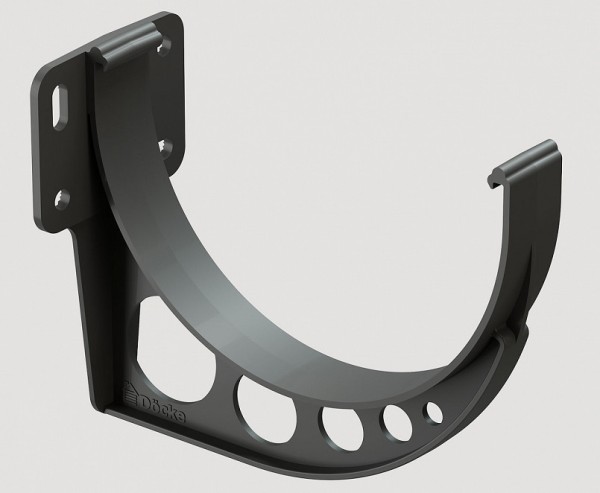 Кронштейн желоба ПВХ Docke STANDART серый купить в Электростале