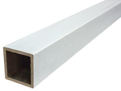 Столб опорный ДПК GardenParkett Белый купить в Электростале