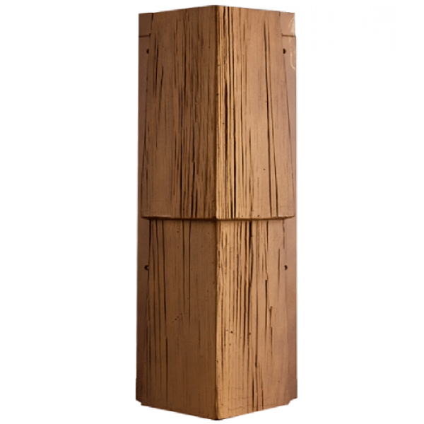 Угол T-Сайдинг-Щепа дуб ЭКО-2 Орех купить в Электростале