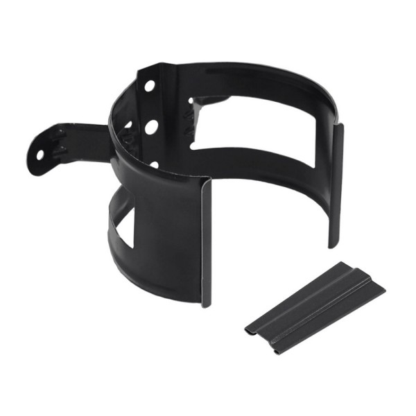 Водосток Grand Line 125x90 – Хомут трубы (на дерево) RAL 9005 купить в Электростале