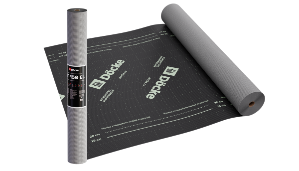 Супердиффузионная мембрана Docke, АT 150 EL трёхслойная, (универсальная с клеевой полосой) купить в Электростале