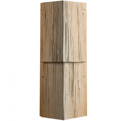 Угол T-Сайдинг-Щепа дуб ЭКО-2 Кедр