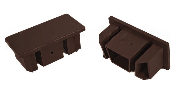 Заглушка для перил торцевая из алюминия GardenParkett Венге купить в Электростале