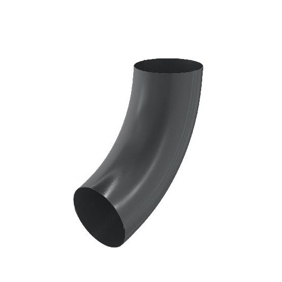 Водосток Aquasistem, система 150/100 - Колено трубы RAL 7024 Тёмно-серый купить в Электростале