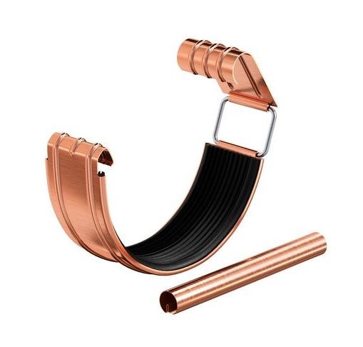 Водосток Aquasistem, система 150/100 - Соединитель желоба с уплотнителем медный купить в Электростале