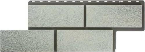 Фасадная панель Альта-Профиль Неаполитанский камень - Белый купить в Электростале