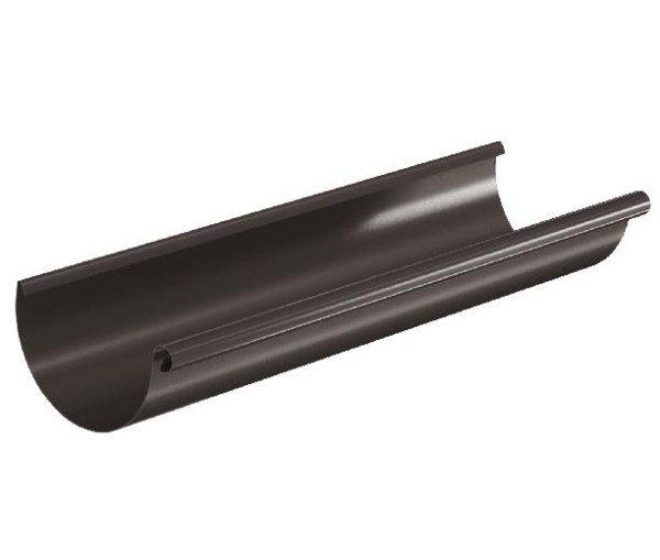 Водосток Aquasistem, система 125x90 - Водосточный желоб 3.00м RR 32 Тёмно-Коричневый купить в Электростале