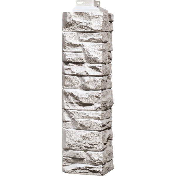 Угол наружный FineBer, Скала, Мелованный белый купить в Электростале