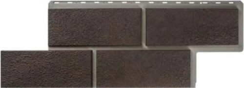 Фасадная панель Альта-Профиль Неаполитанский камень - Коричневый купить в Электростале