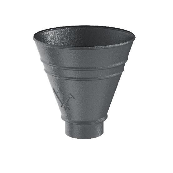 Водосток Aquasistem, Система 150/100 - Воронка водосборная круглая RR 23 Маренго matt купить в Электростале