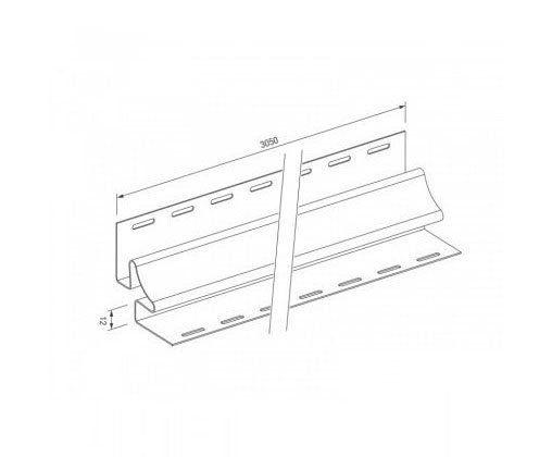 Внутренний угол для винилового сайдинга VOX STANDART купить в Электростале