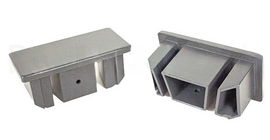 Заглушка для перил торцевая из алюминия GardenParkett Серый купить в Электростале