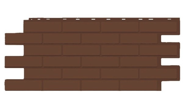 Фасадная панель T-Siding Кирпич Модерн Эко Браун купить в Электростале