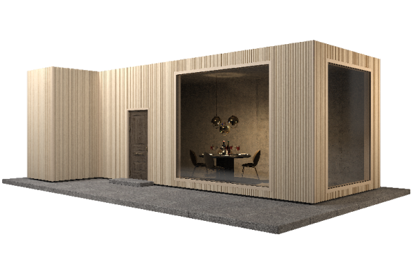 Фасадная панель GRINDERDECO, ДПК,двухсторонняя Выбеленный дуб купить в Электростале