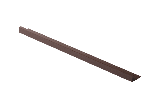 Профиль финишный,алюминиевый, бурый купить в Электростале