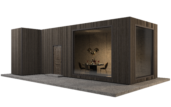 Фасадная панель GRINDERDECO, ДПК,двухсторонняя Венге купить в Электростале