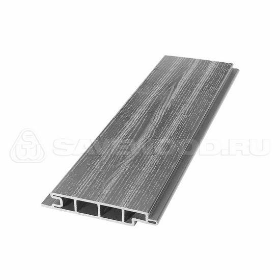 Террасная доска из ДПК SW Padus радиальный распил «SaveWood» пепельный купить в Электростале