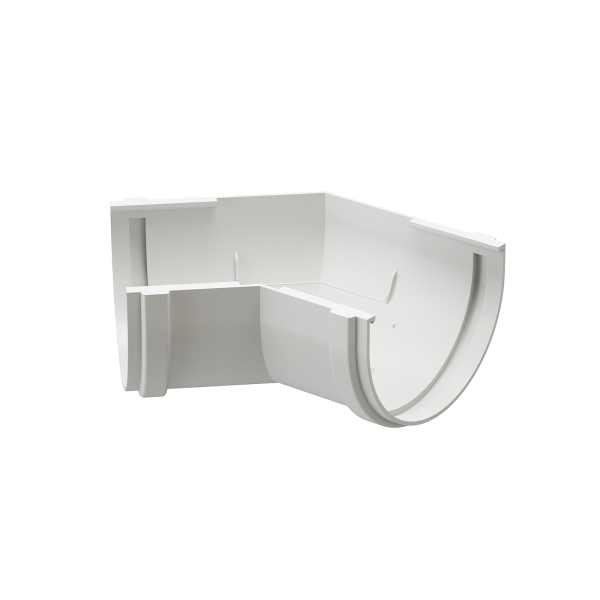 Угол желоба универсал 135˚ Docke Premium ПВХ - Пломбир купить в Электростале