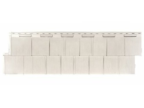 Фасадная панель T-Сайдинг-Щепа пихта ЭКО-1 Белый купить в Электростале