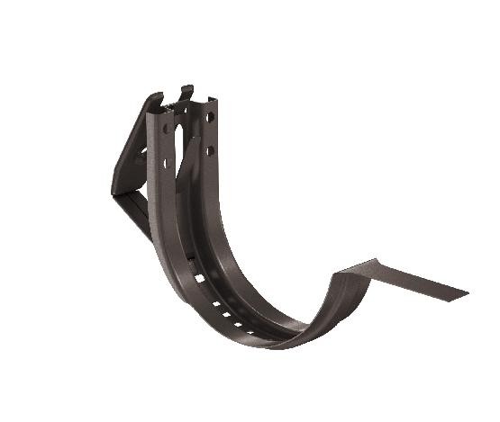 Водосток Aquasistem, система 125x90 - Крюк крепления желоба короткий регулируемый RR 32 Тёмно-Коричневый купить в Электростале