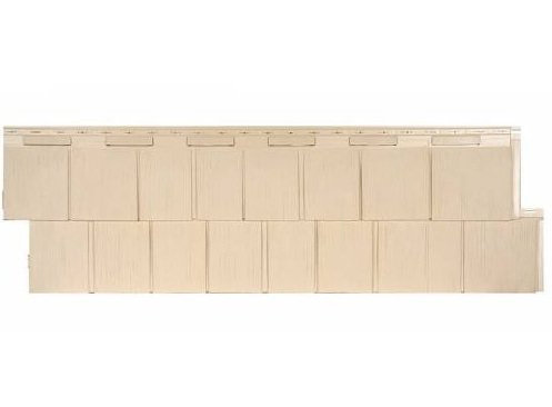 Фасадная панель T-Сайдинг-Щепа пихта ЭКО-1 Желтый купить в Электростале