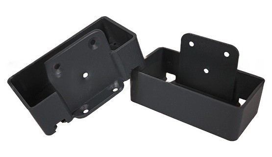 Крепление перил прямое из алюминия GardenParkett Графит купить в Электростале