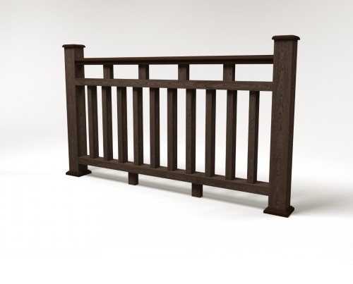 Ограждение из ДПК FG8 венге купить в Электростале