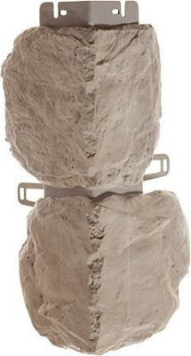 Наружный угол бутовый камень (нормандский), 0,44 х 0,18м (н)