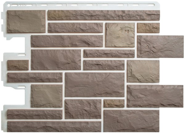 Фасадная панель Альта-Профиль Камень Пражский 03 купить в Электростале