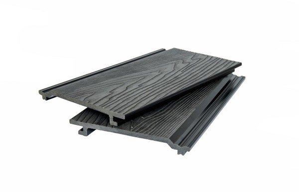 Фасадная доска POLIVAN GROUP 3D фактура дерева DENPASAR чёрный купить в Электростале