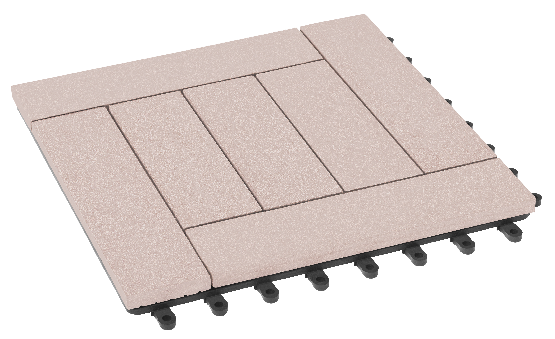 Модульный паркет ДПК GRINDERDECO Комфорт 6 Выбеленный дуб купить в Электростале