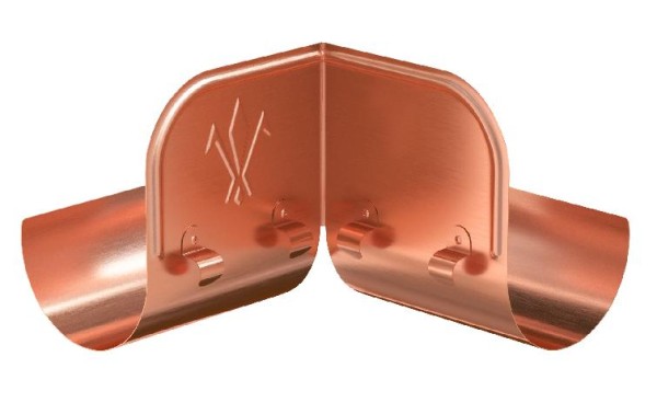 Водосток Aquasistem, система 150/100 - Ограничитель перелива угловой медный купить в Электростале