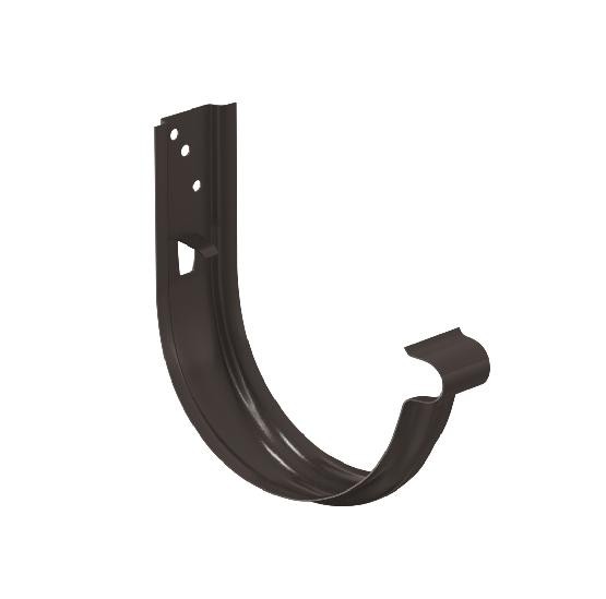 Водосток Aquasistem, система 125x90 - Крюк крепления желоба универсальный RR 32 Тёмно-Коричневый купить в Электростале