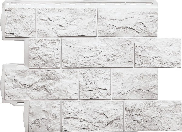 Фасадная панель Альта-Профиль Туф ЭКО Белый купить в Электростале